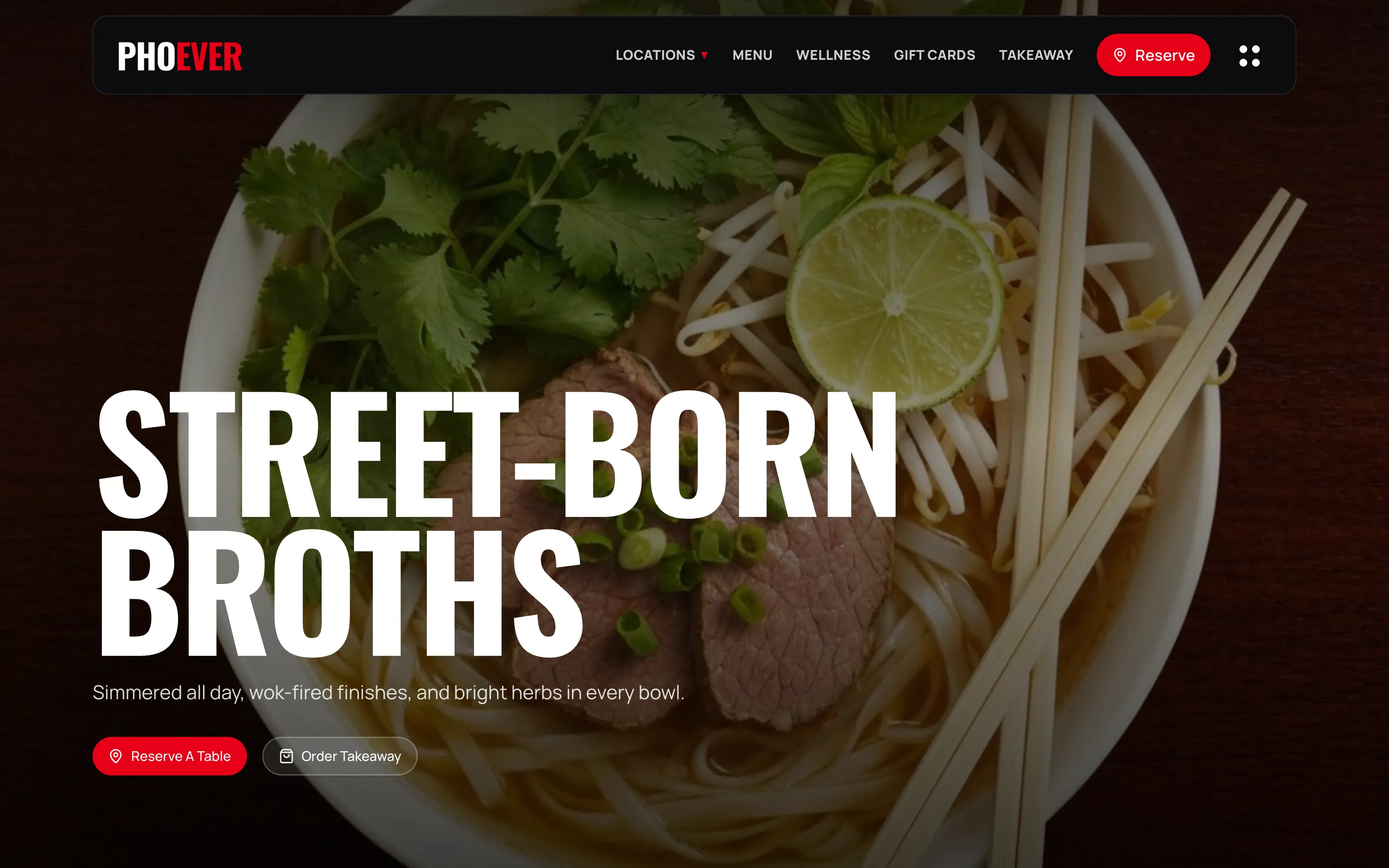 Phoever website concept
